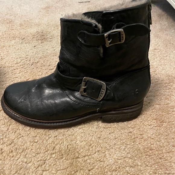 Frye black boots size 6 1/2 - Picture 2 of 7
